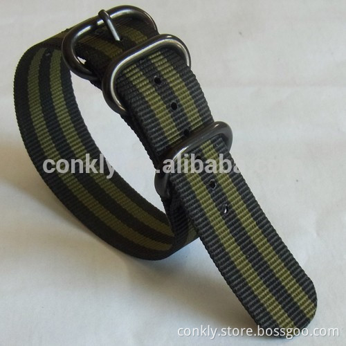 Gray nylon zulu watch straps factory